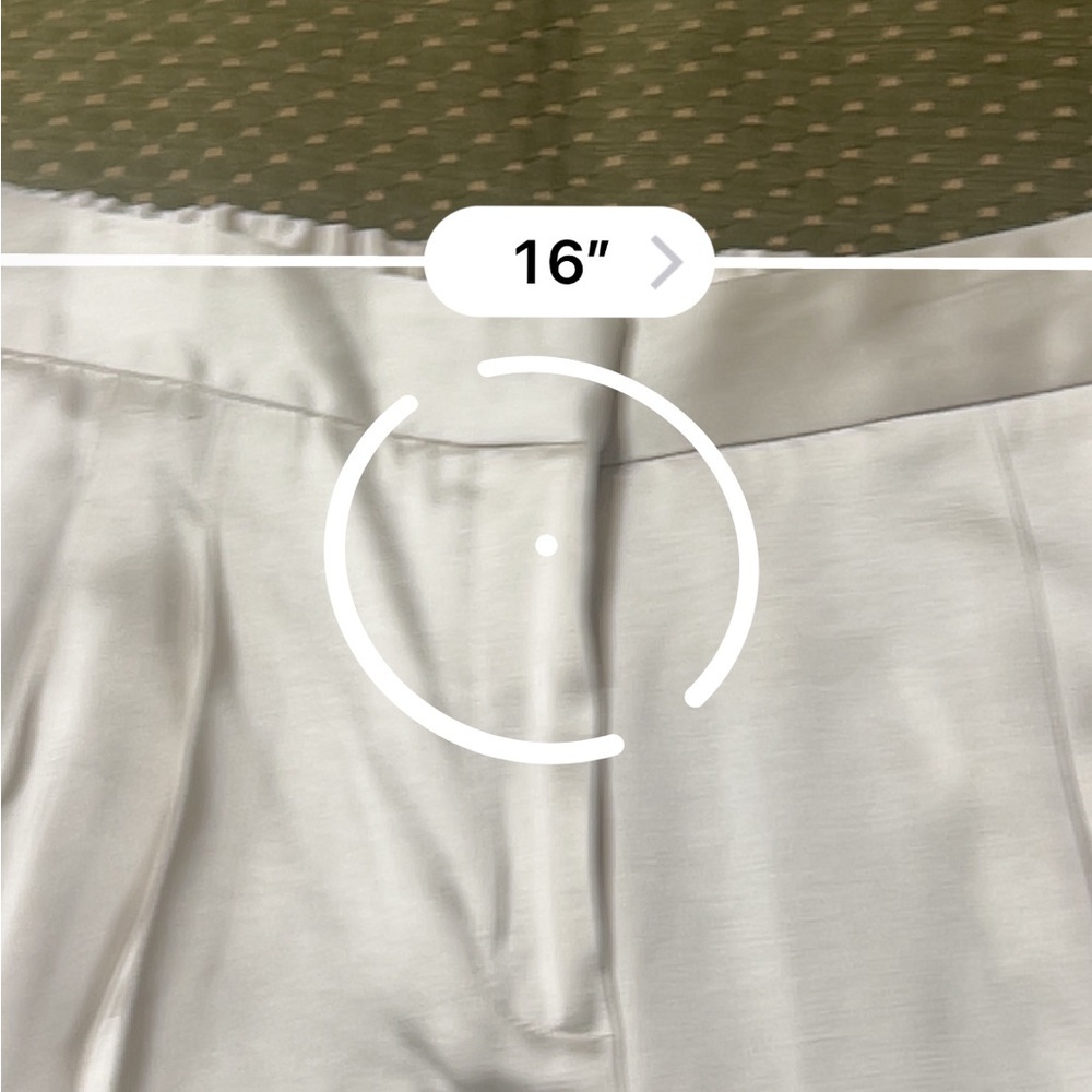 Vince Camuto Womens Pleated-Waist Casual Wide Leg Pants, Pearl Ivory, Size 8 - Picture 12 of 13